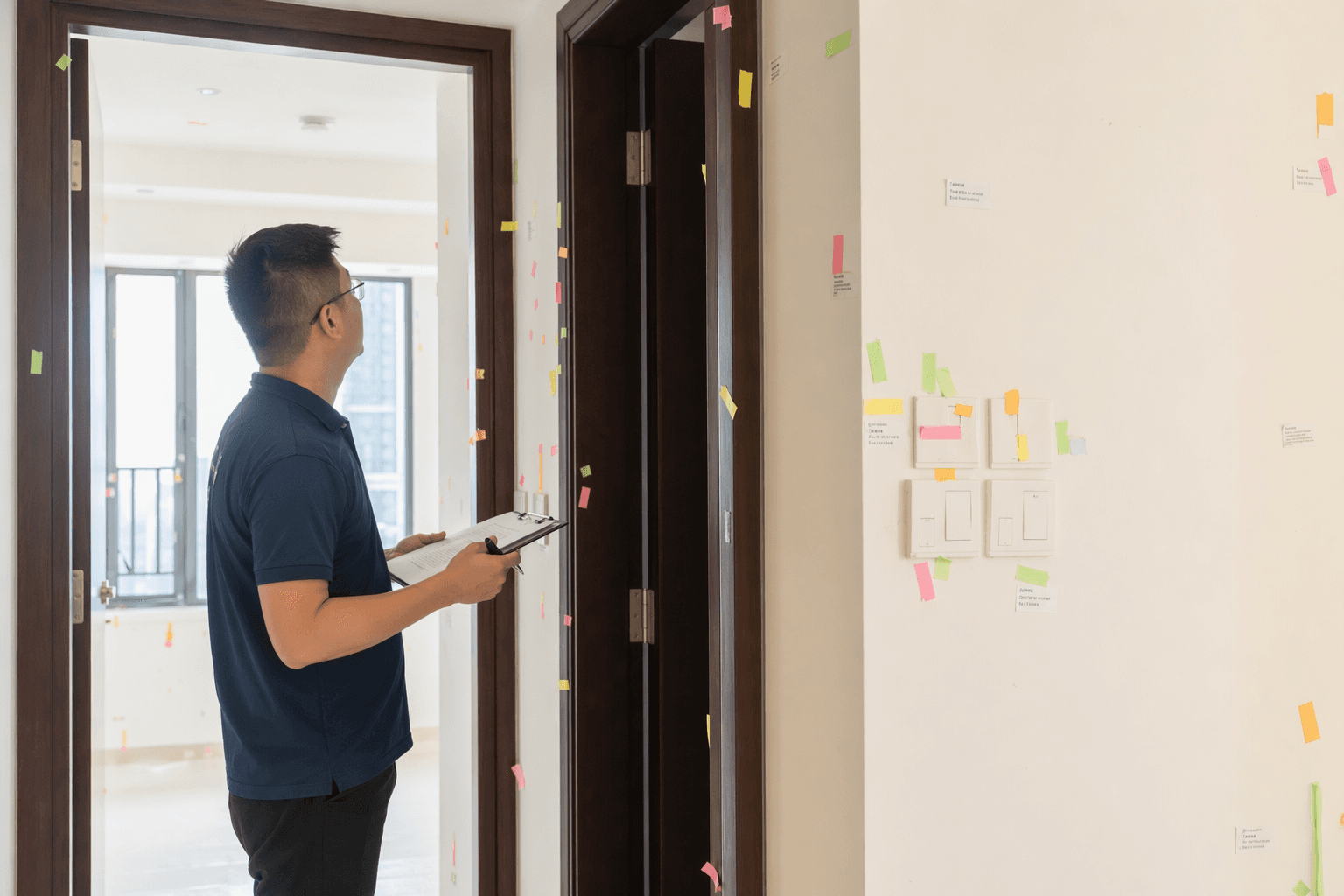 新樓驗樓檢查標記缺陷